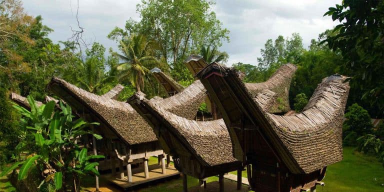 Sulawesi Maison Toraja Indonésie