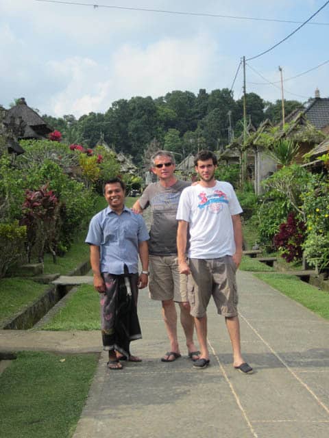 Bali Authentique guide client Jeff Maxime