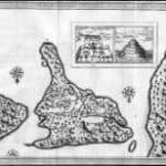 Carte de bali par Berlin en 1750