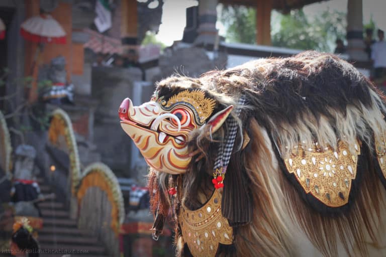 barong bangkung dance Bali