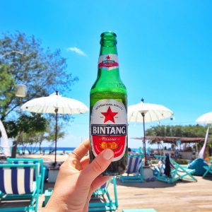 Bière Bintang Gili Trawangan voyage iles Gili Indonésie Lombok