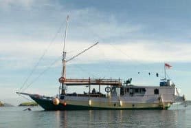 croisière Indonésie komodo bateau de pêche habitable