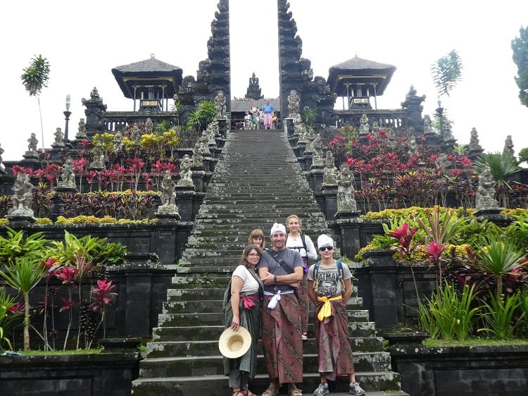 besakoh temple famille en vacances tourisme bali