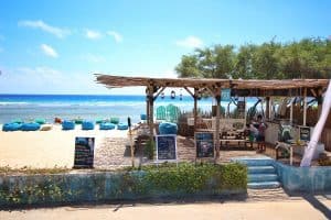 Gili Trawangan bar de plage voyage iles Gili Indonésie Lombok