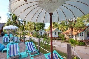 Gili Trawangan hotel terasse iles Gili Indonésie Lombok