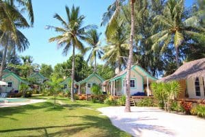 Gili Trawangan bungalows hôtel iles Gili Indonésie Lombok