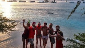 Gili Trawangan vie nocturne fête iles Gili Indonésie Lombok