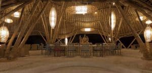 Gili Trawangan restaurant bambou nuit Pearl Beach Lounge iles Gili Indonésie