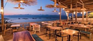 Gili Trawangan restaurant vue panorama iles Gili Indonésie