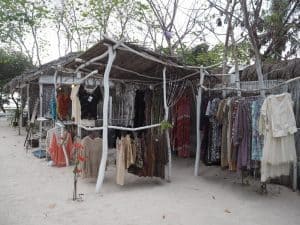 Gili Trawangan shopping plage voyage iles Gili Indonésie Lombok