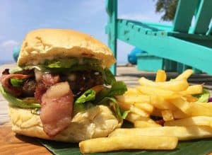 Gili Trawangan où manger burger restaurant iles Gili Indonésie Lombok