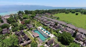 hotel bali gili trawangan vue aérienne