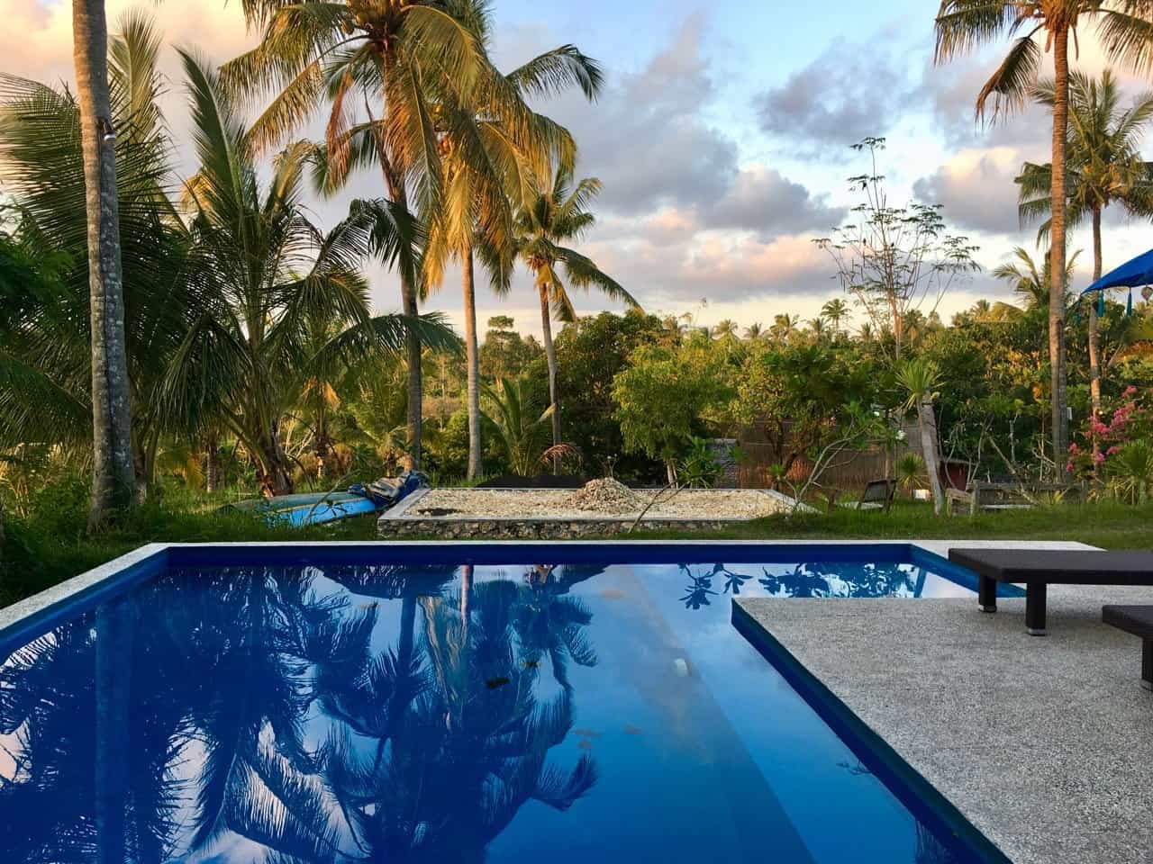 hotel Bali Penida vue piscine