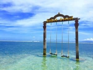 hotel gili ombak sunset trawangan