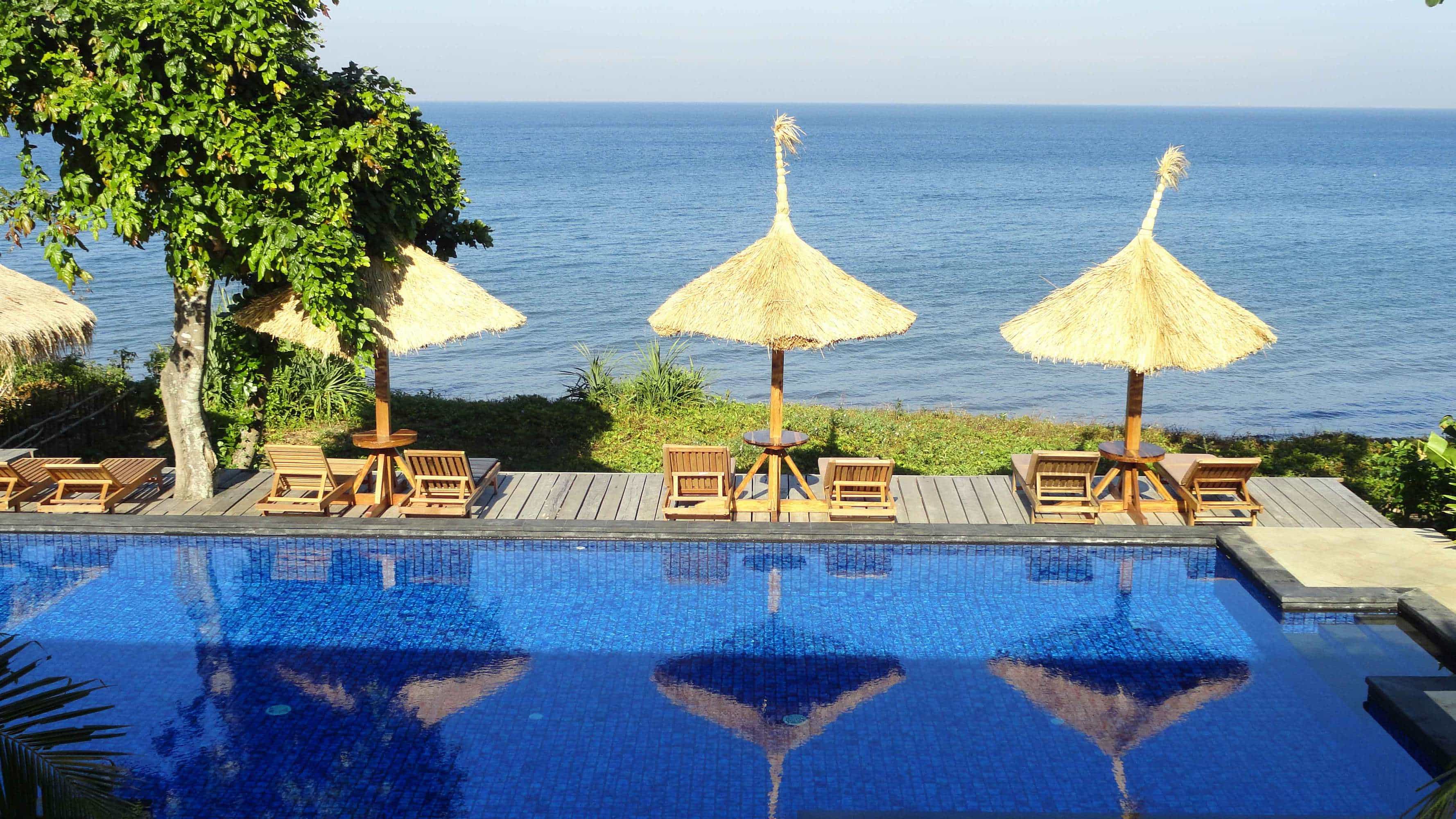 hotel lombok indonésie piscine panorama