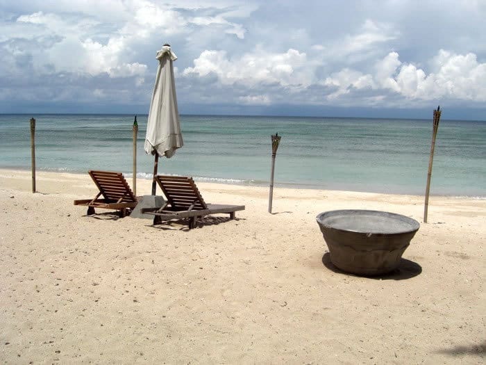 hotel lombok indonésie plage