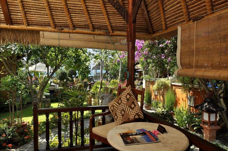hotel lombok indonésie terrasse