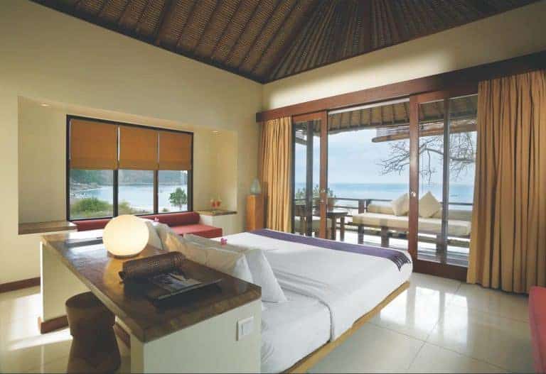 hotel lombok indonésie vue océan