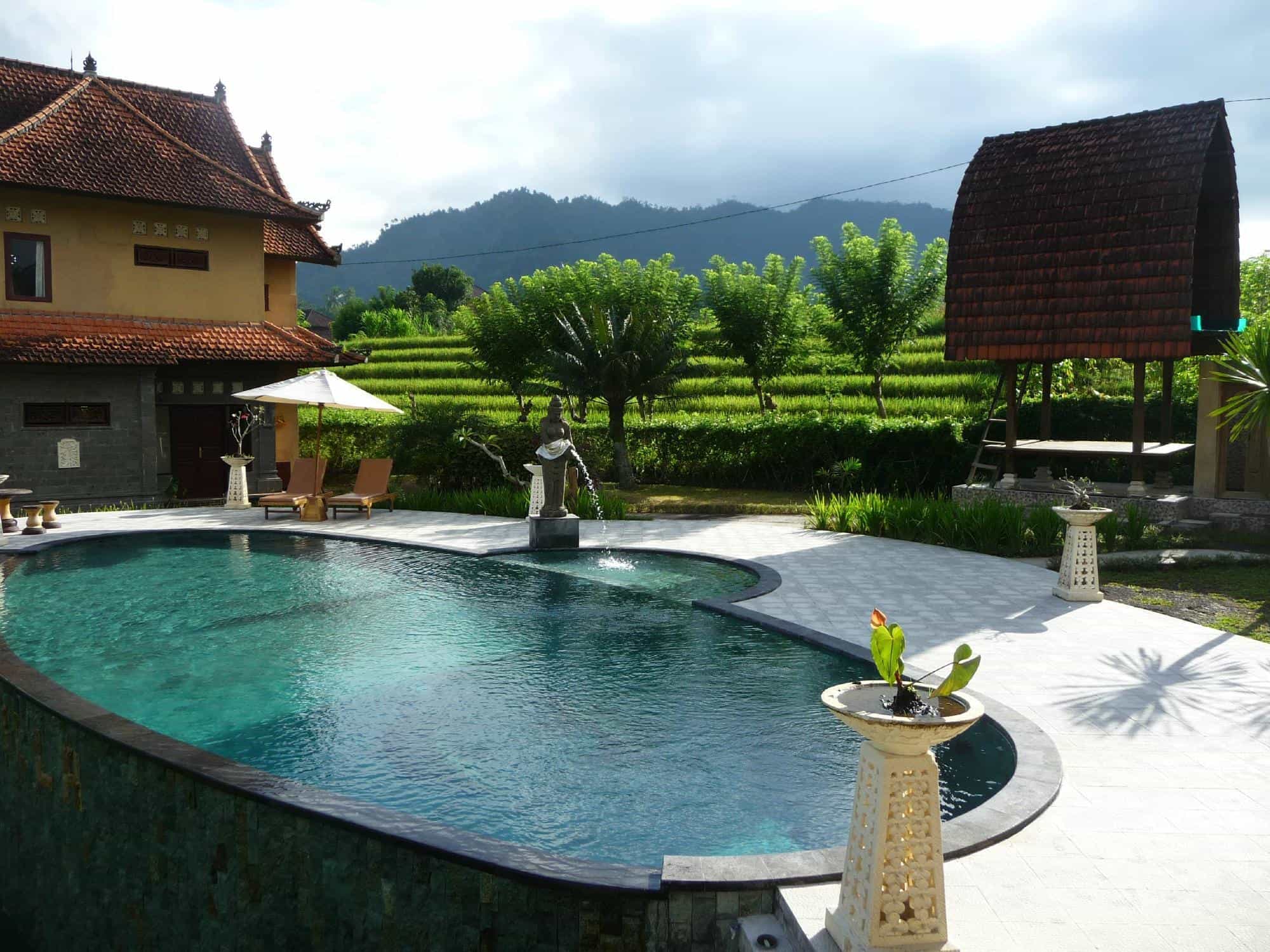 hotel sidemen bali piscine panorama