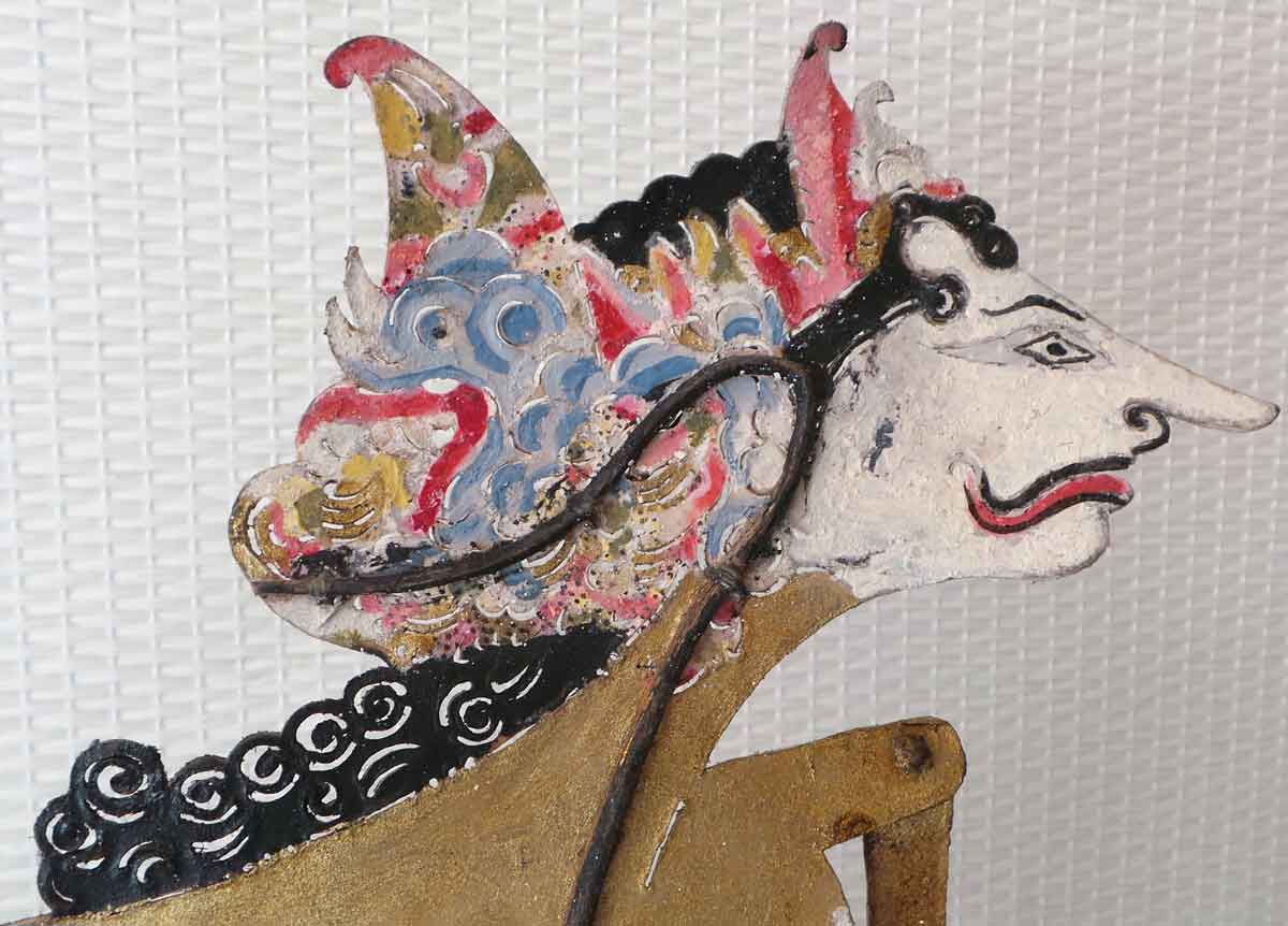 marionnettes authentiques balinaises indonesie panorama