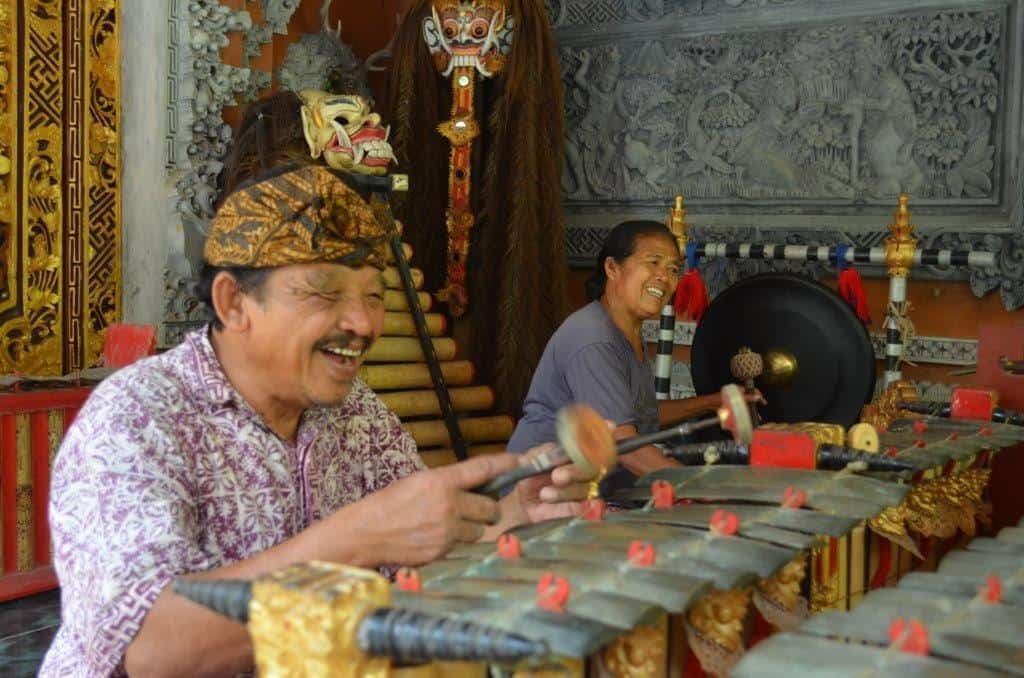 musique traditionnelle balinaise habitant de bali