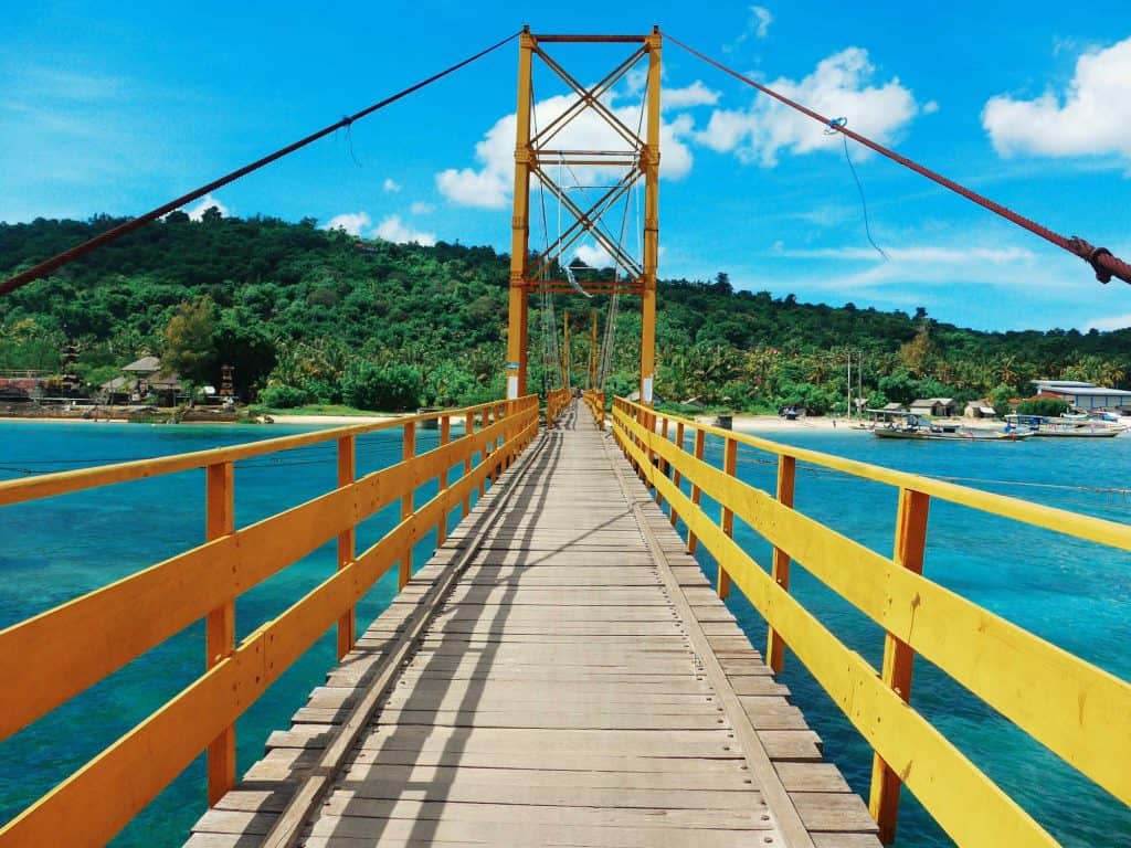 Nusa Lembongan Bali pont Nusa Ceningan