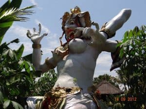 Ogoh ogoh Bali Nyepi monster carnival char