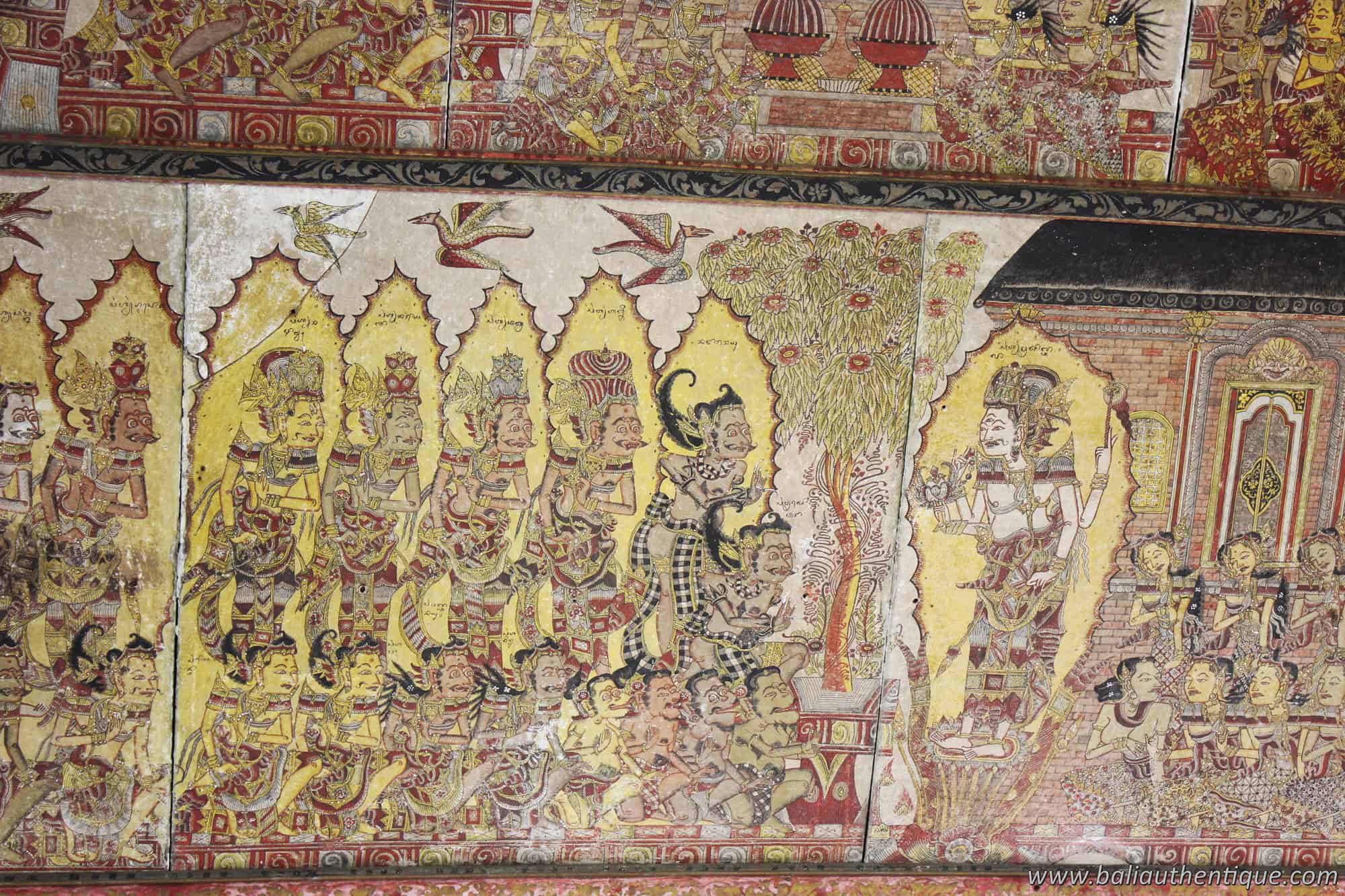 palais klungkung peintures ancienne mystiqu