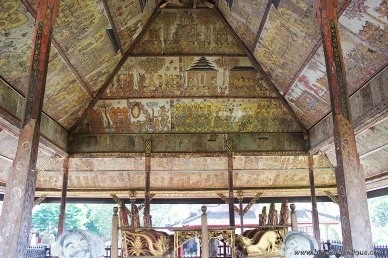 peintures palais klungkung bali visite