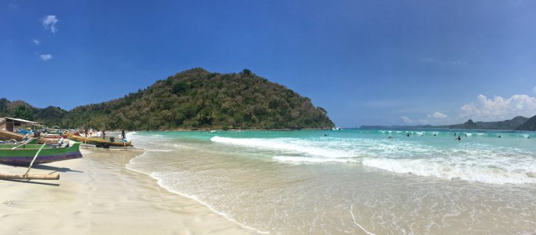 lombok plage kuta indonésie