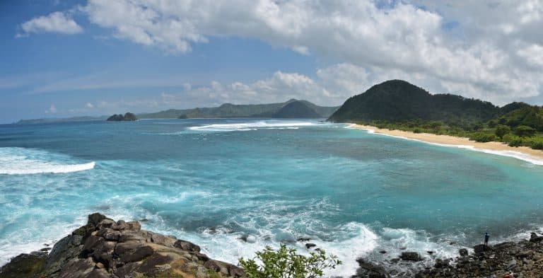 Plages Kuta Lombok Indonesie panorama