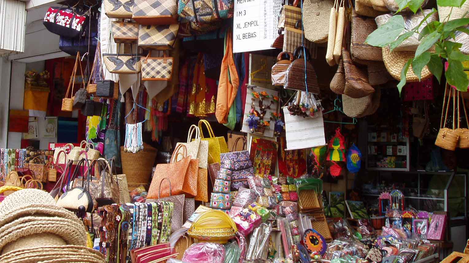 shopping indonesie magasins sacs