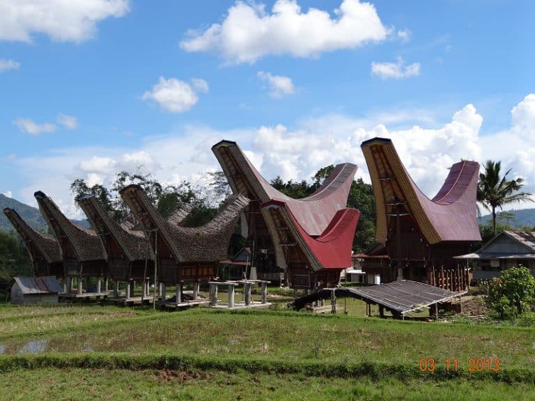 Sulawesi Maison Toraja Indonésie