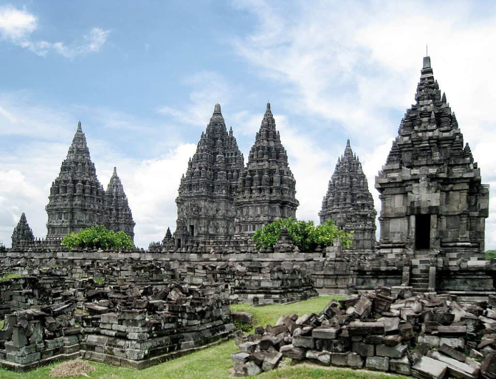 temple prambanan ile java panorama