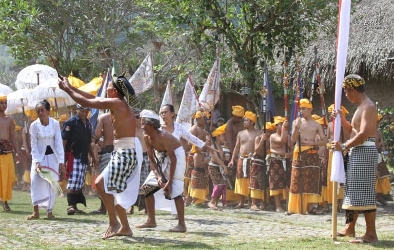 Tenganan Bali aga village ceremonie
