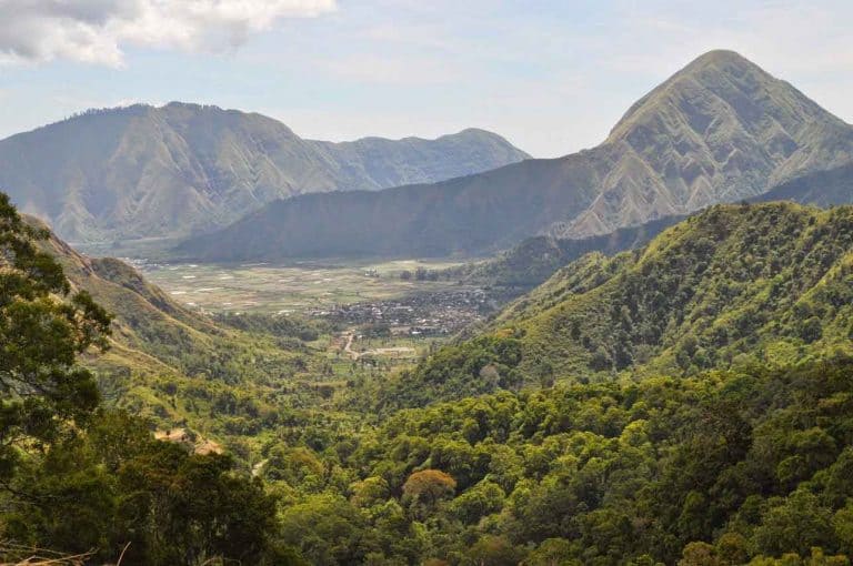 vallee sembalung lombok indonesie panorama